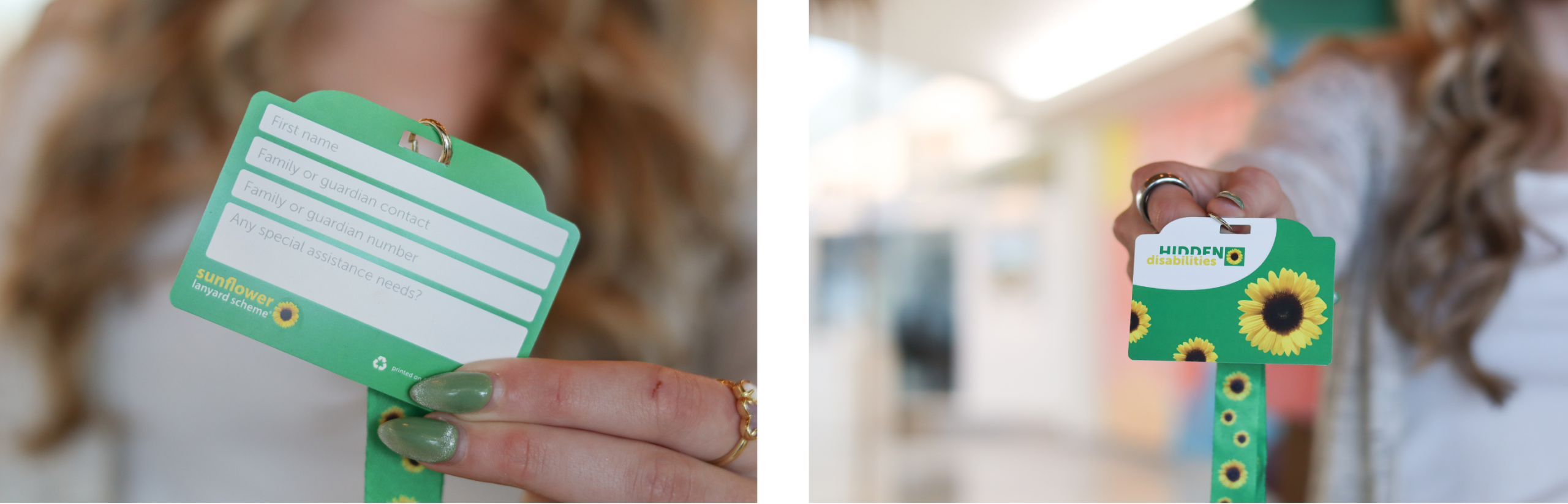Photo of the Hidden Disabilities badge
